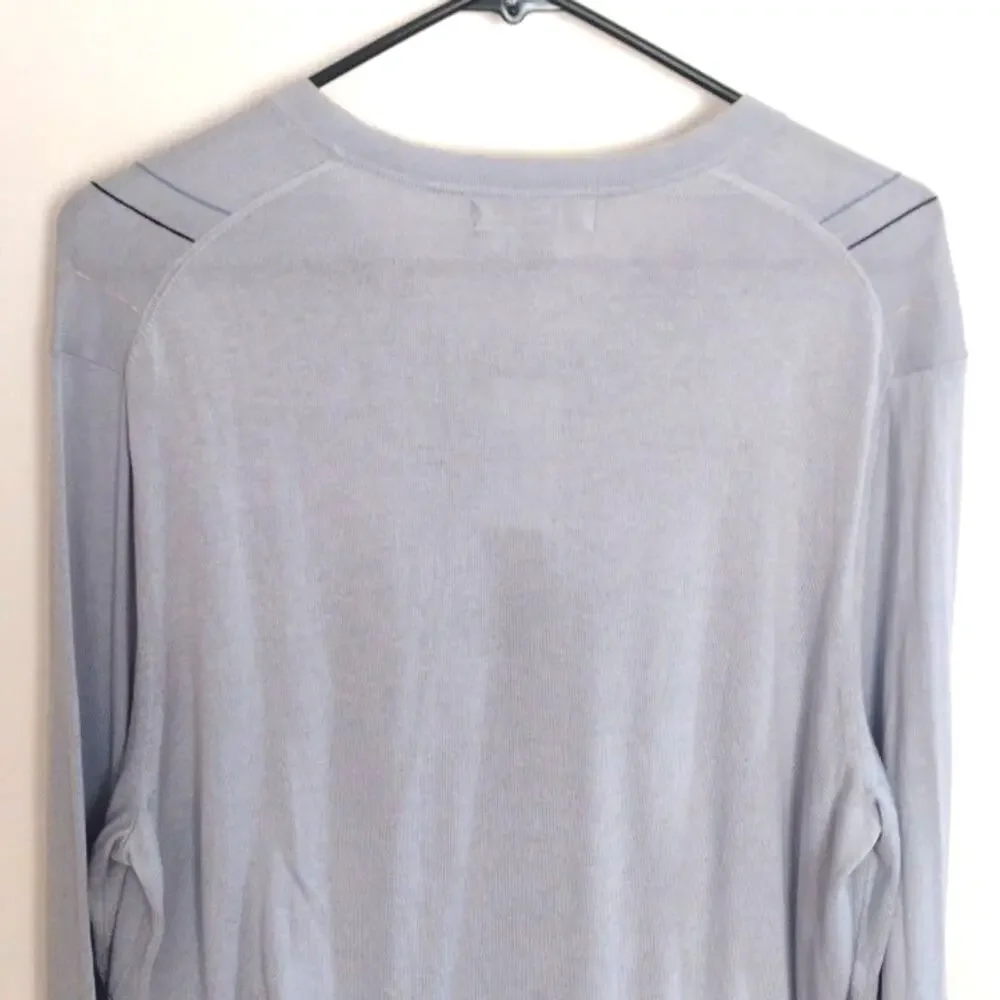 NWT Banana Republic Silk Cotton Men's Sweater Size L Preppy Casual Office Light